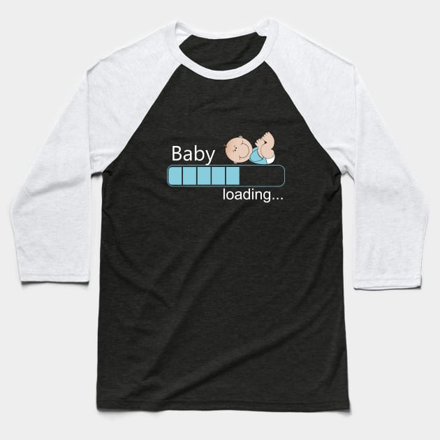 Baby loading Baseball T-Shirt by cypryanus